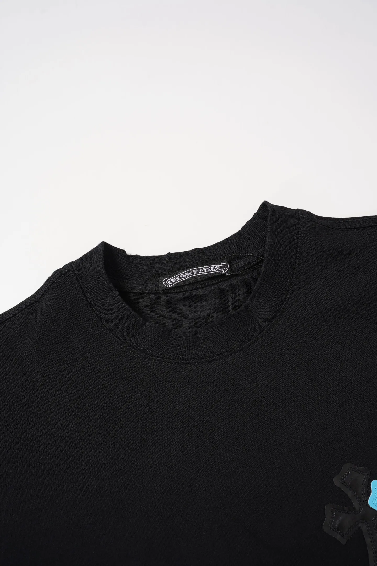 【 】 Chrome Hearts/ 32 ， ， ， ！！ ， ！ ， ； 。 oversize ， ！ ， ！ “ ” 💏 :Black White Size:S-XL